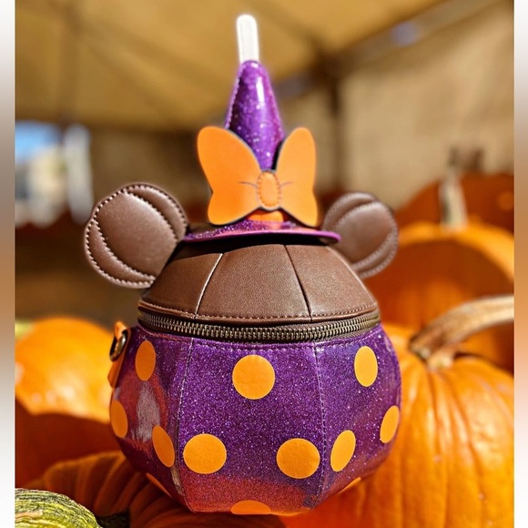 NWT Loungefly Witch Mini Mouse Crossbody Bag - Picture 1 of 5
